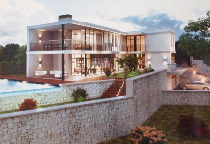 ✓ Pla del Mar Moraira modern design villa till salu