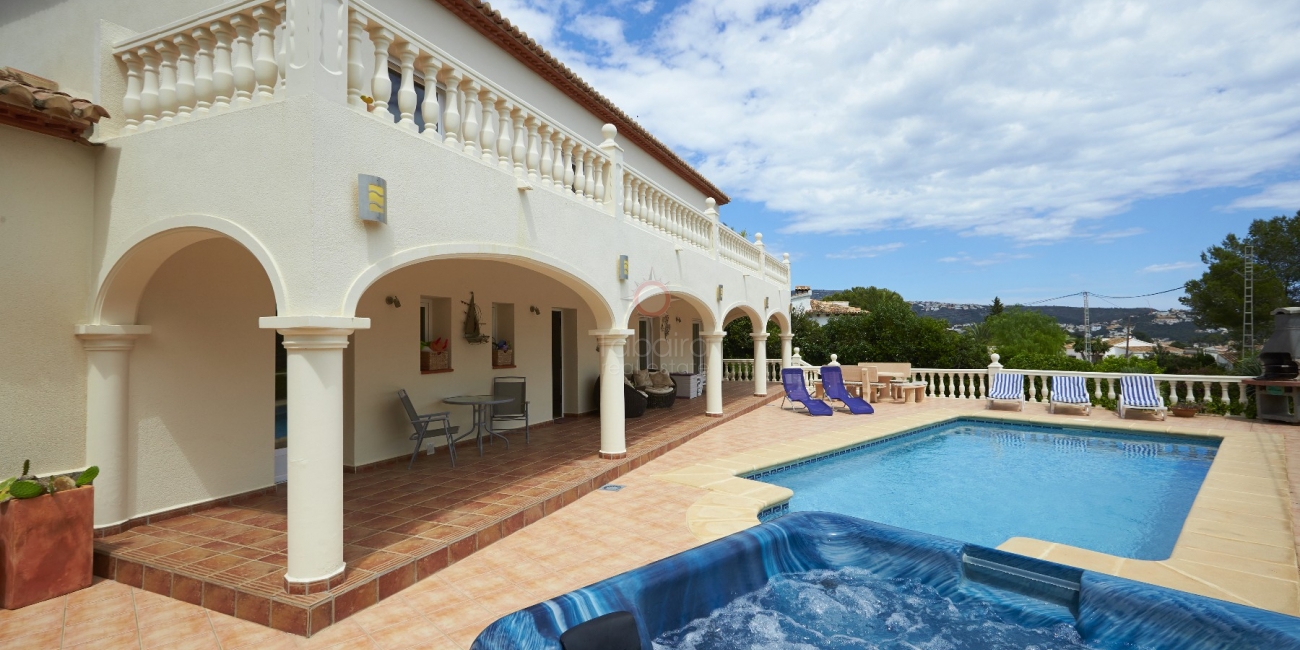 New Villa with sea views for sale in Benimeit Moraira
