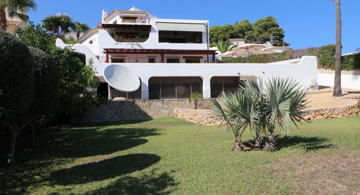 Moraira Ibiza Villa zum Verkauf mit Meerblick