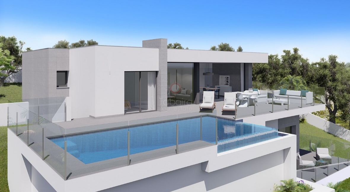 Modern design - Villa med havsutsikt till salu i Cumbre del Sol