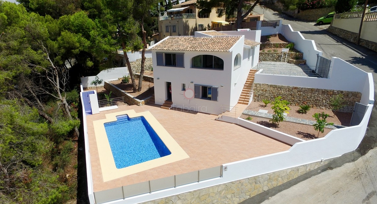 New build villa for sale in Moraira with sea views