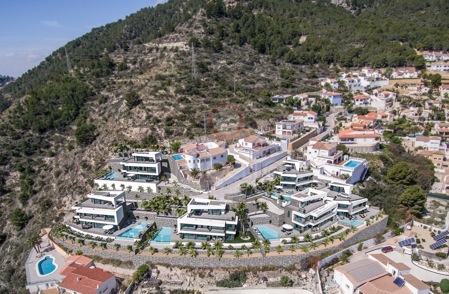 ▷ Villa med havsutsikt nybyggd till salu i Cucarres Calpe