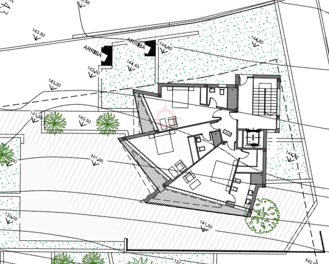 ▷ Nieuwbouw villa met zeezicht te koop in Cucarres Calpe